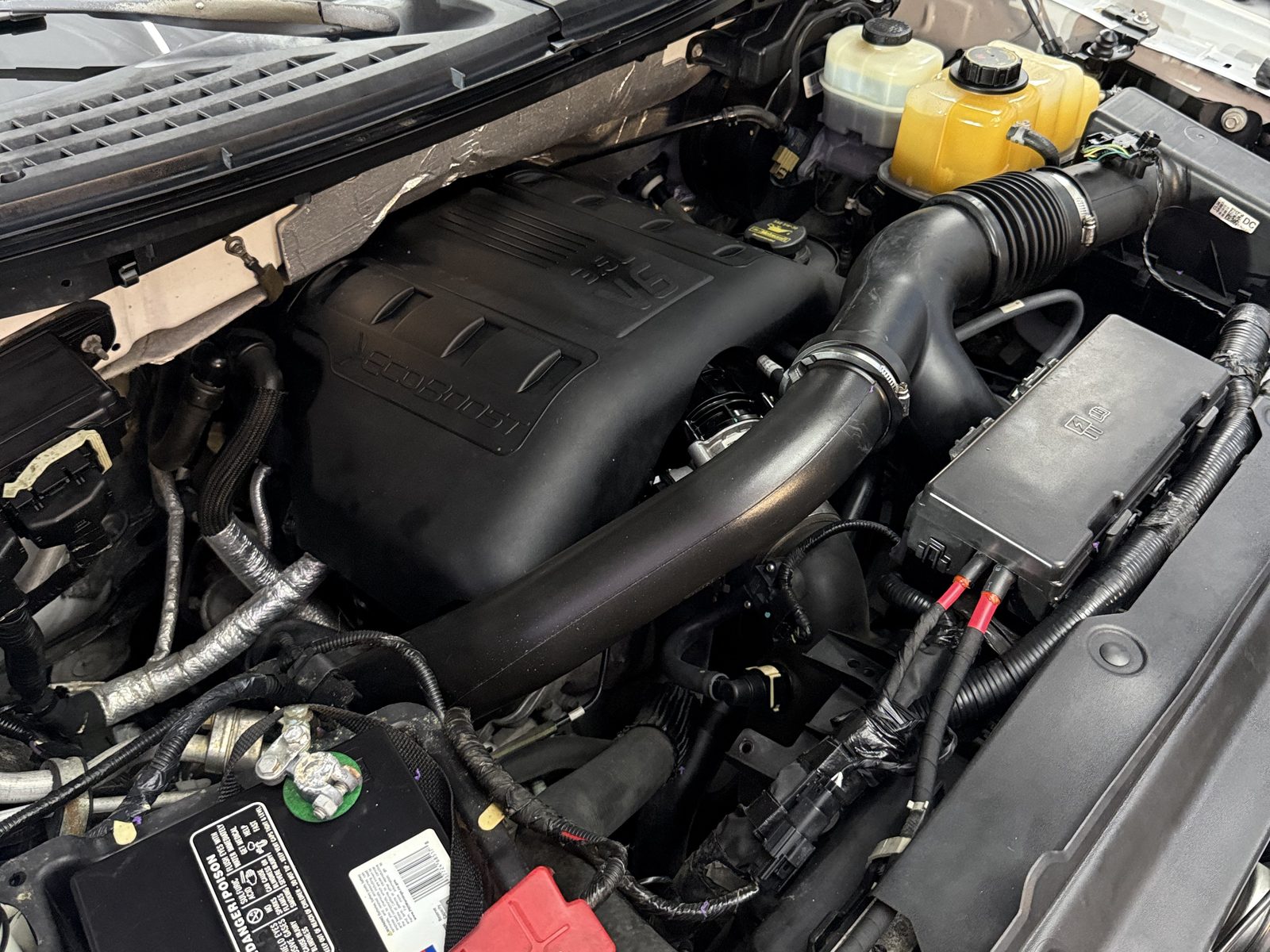 Engine bay cleaned and dressed