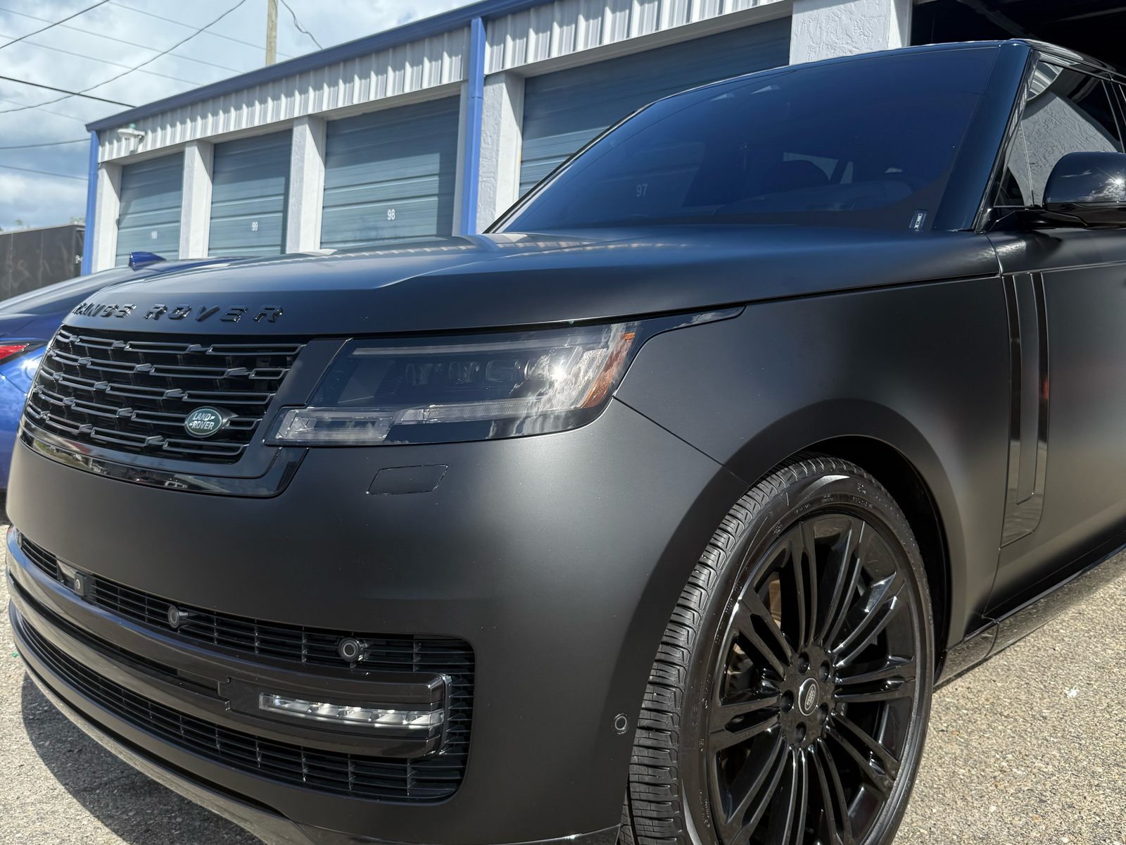 Range Rover front three-quarter in daylight